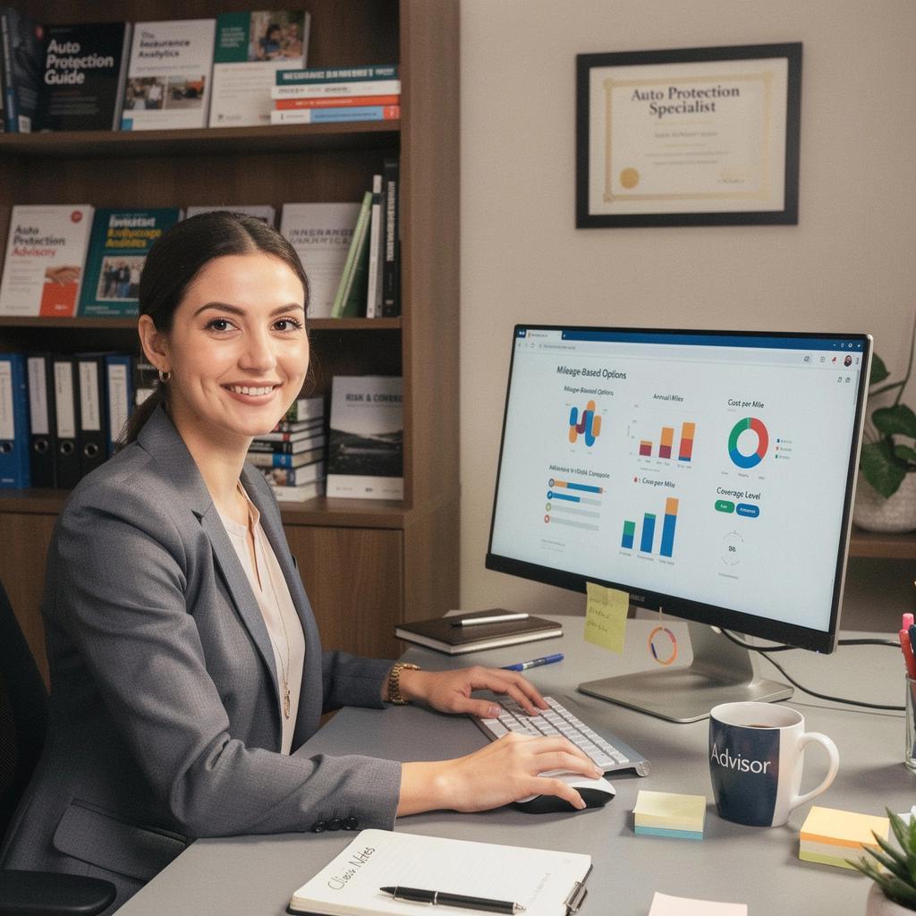 Zdjęcie samochodu z widocznym przebiegiem, ilustrujące opcje ubezpieczeń oparte na przebiegu.